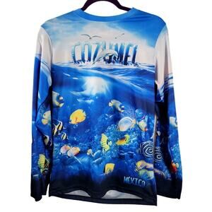 La‎ Iguana Long Sleeve Cozumel Shirt Size S